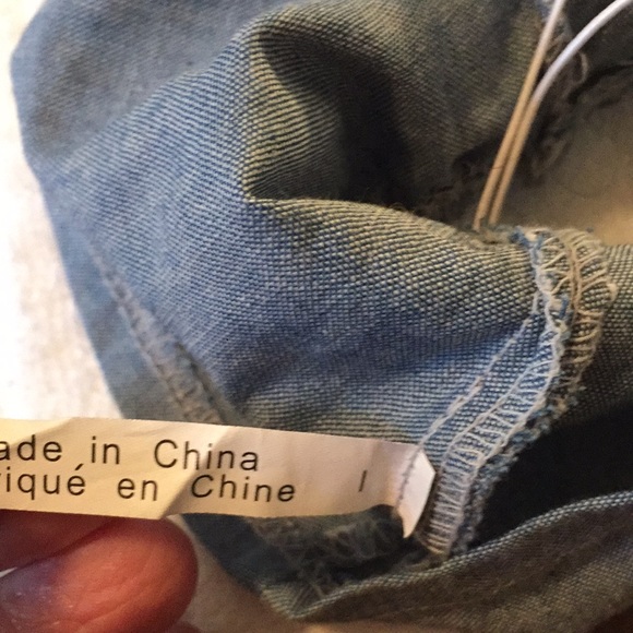 Build a bear clothes denim skirt , top, overalls - Picture 4 of 10